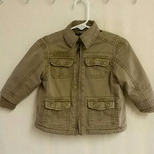 Place Varsity League baby jacket.